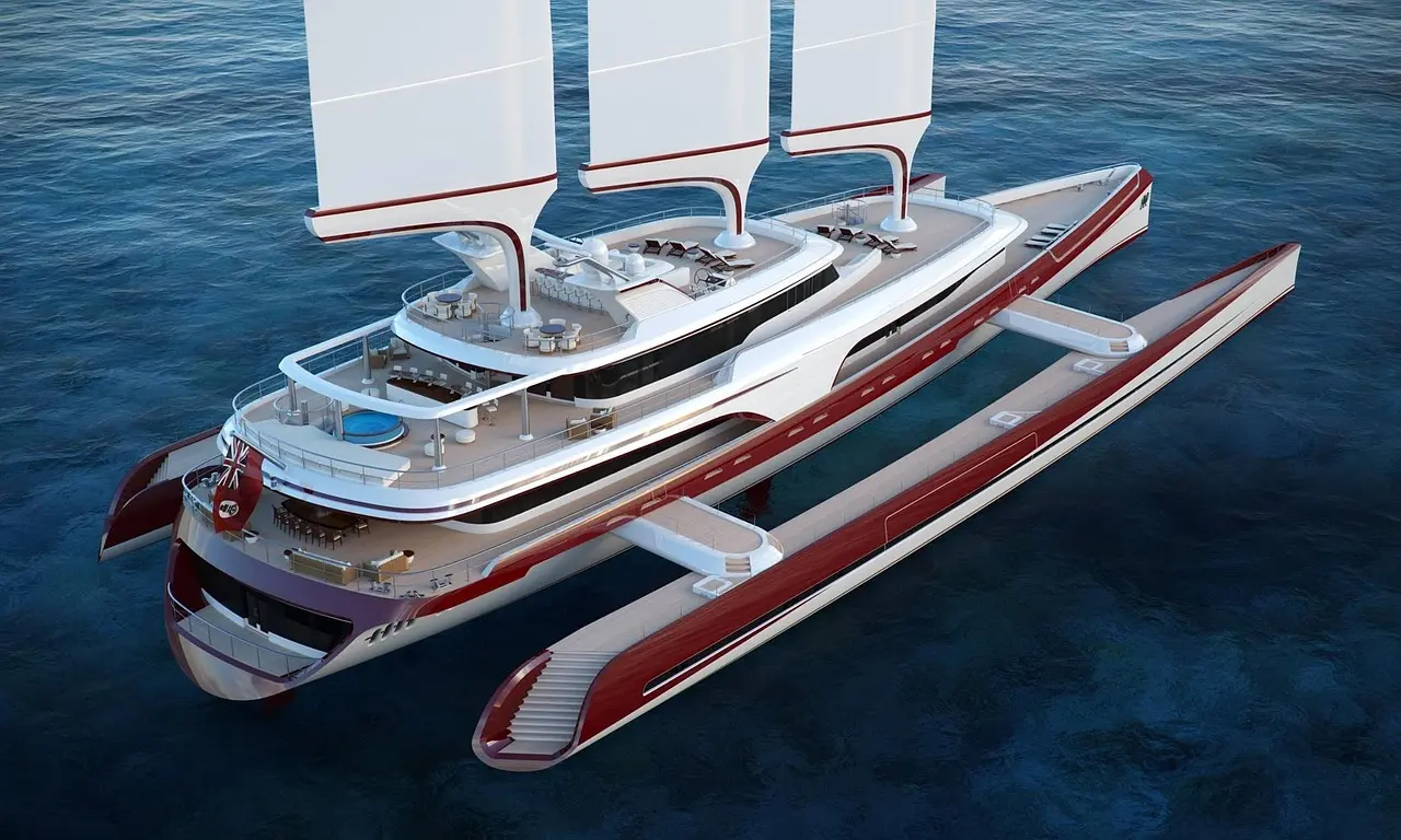 Yacht on the water