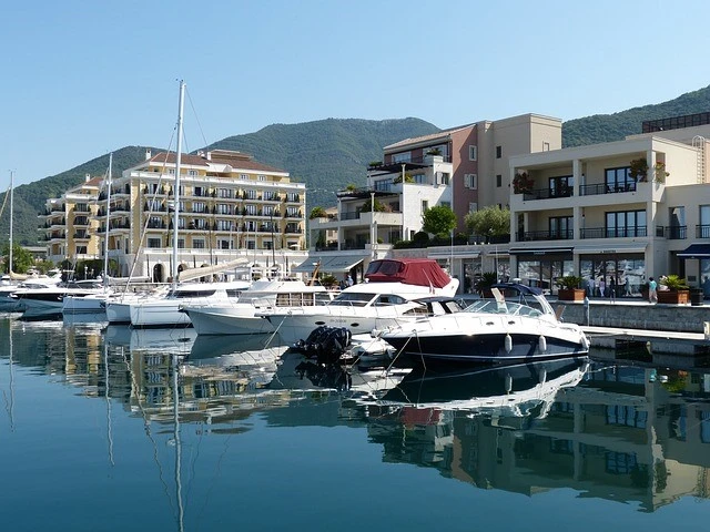 Yacht on the water