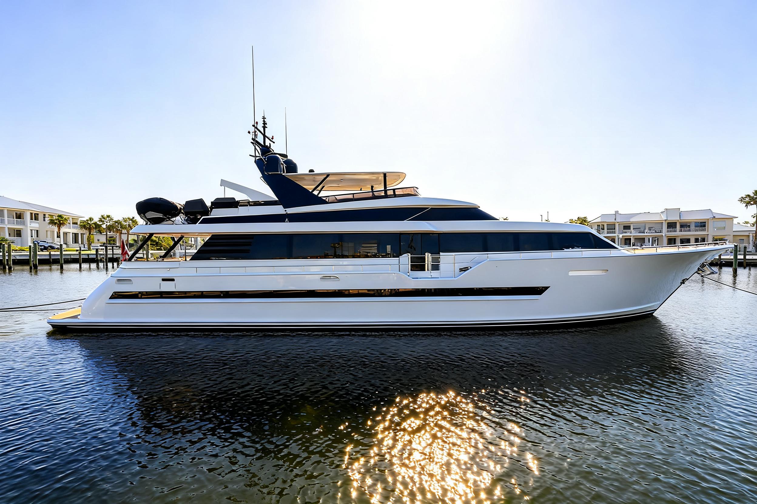 1997 Broward 108 Raised Pilothouse