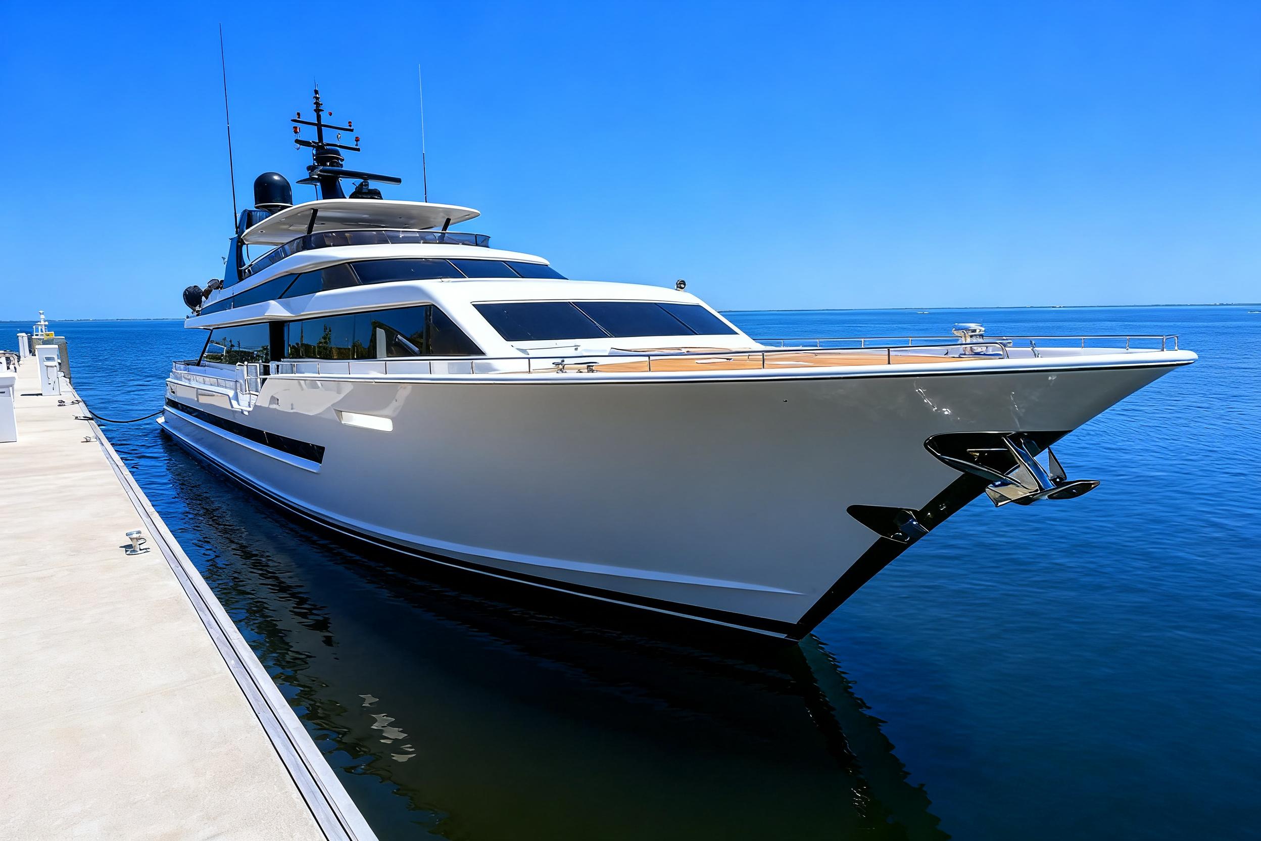 1997 Broward 108 Raised Pilothouse