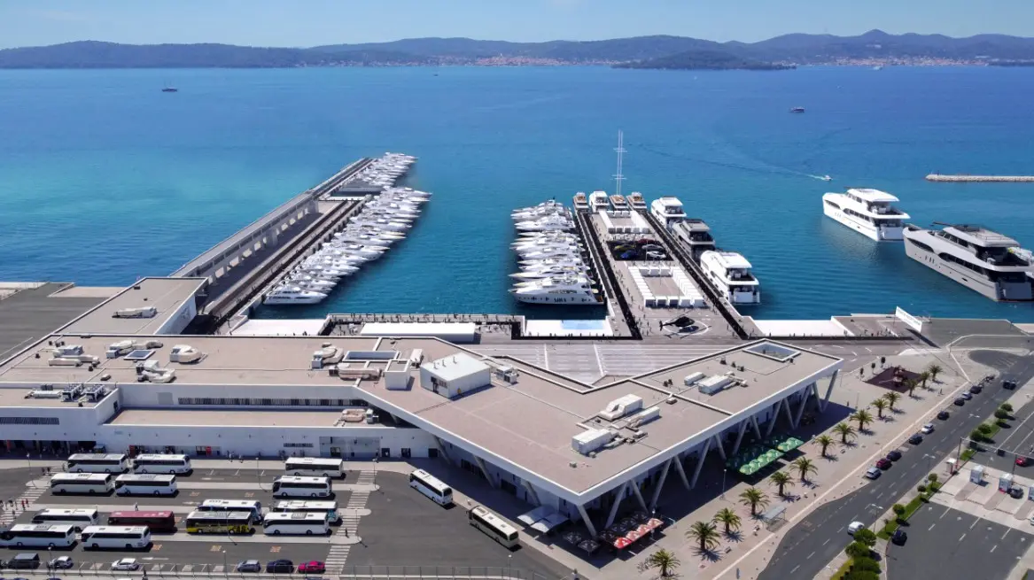 Inaugural Croatia Yacht Show marina