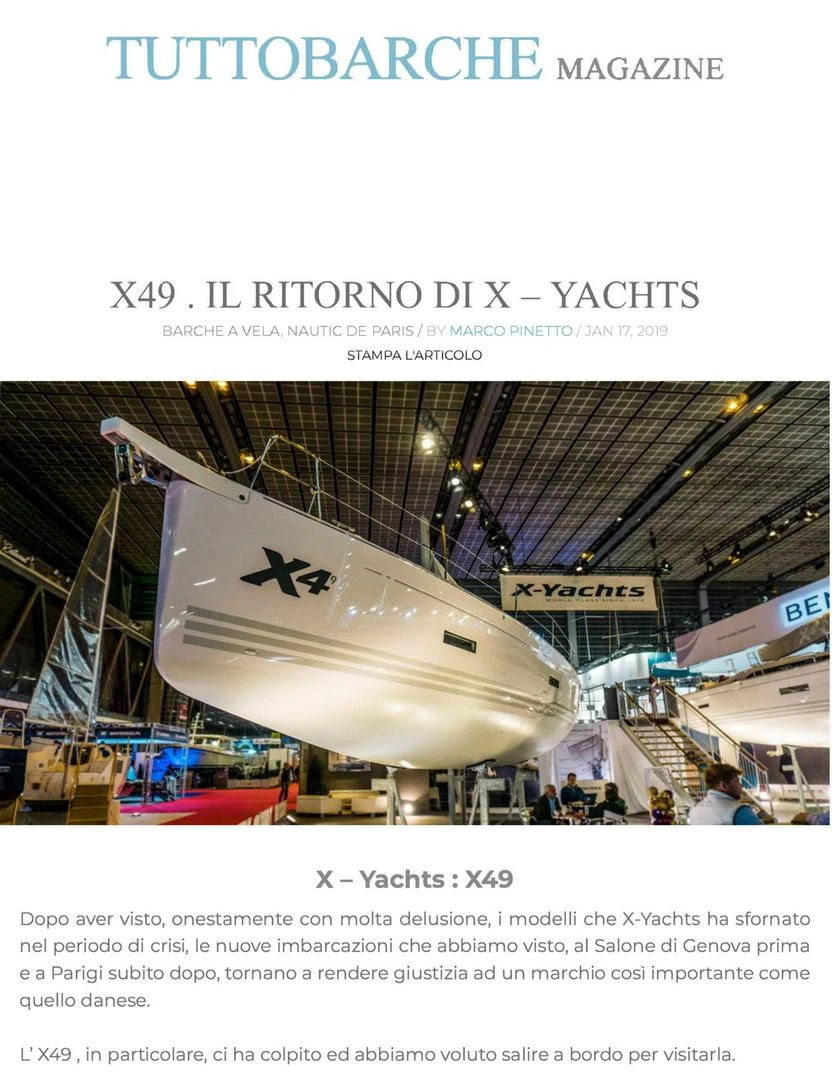 X-Yachts X4-9 Sailboat