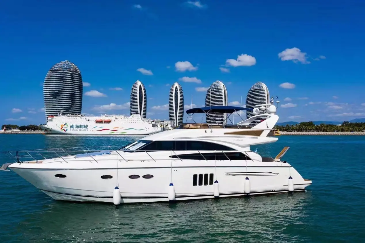 Used Princess 62 luxury flybridge yacht