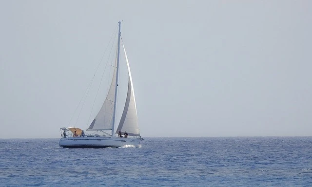 Yachts sail the seas