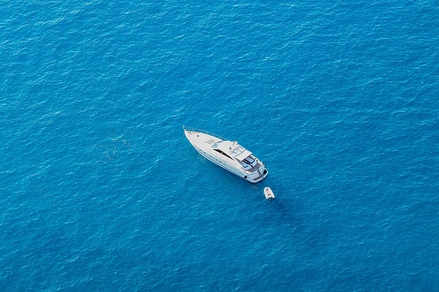 Yacht on the sea