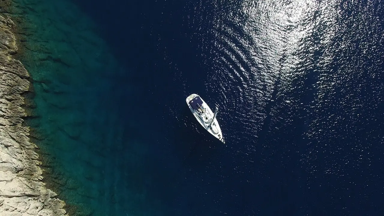 Yacht on the water