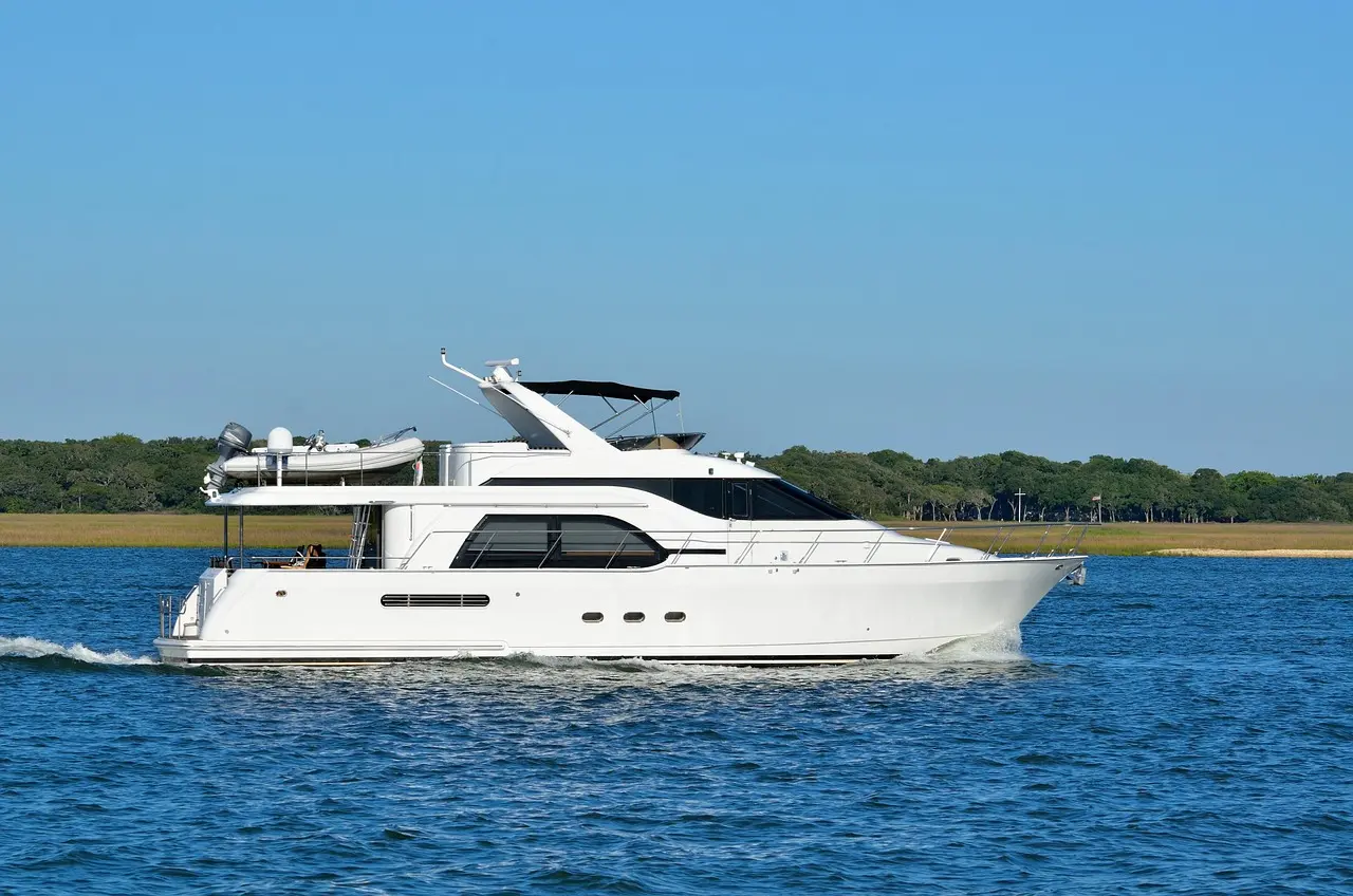 Yacht on the water
