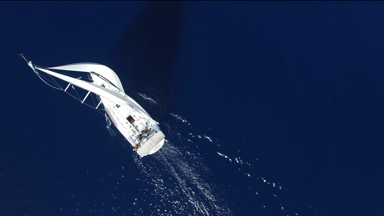 Yacht on the water