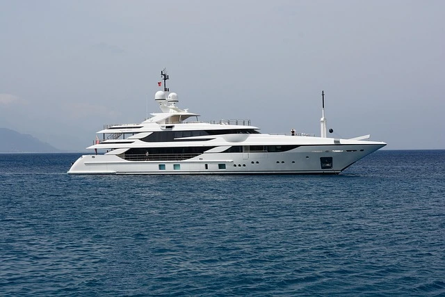 Yacht on the water