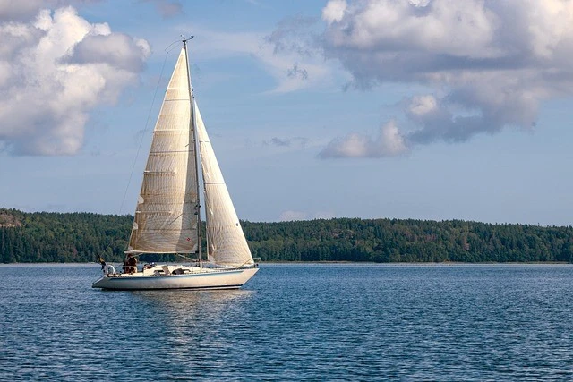 Sailboat on the water