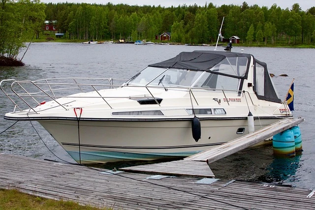 Yacht on the water