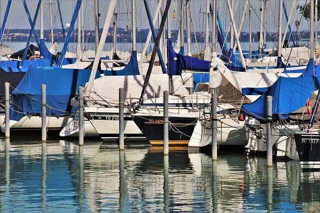 Yacht on the water