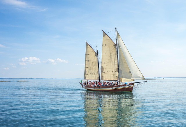 A sailboat on the water