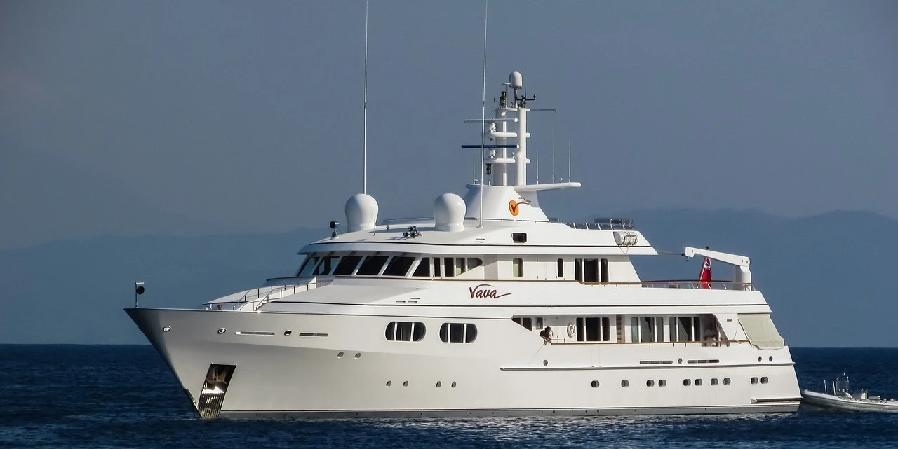Yacht sailing on the water