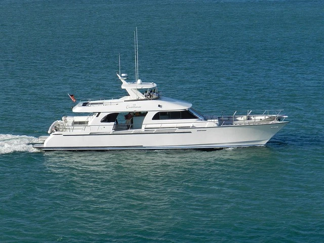 Yacht on the water