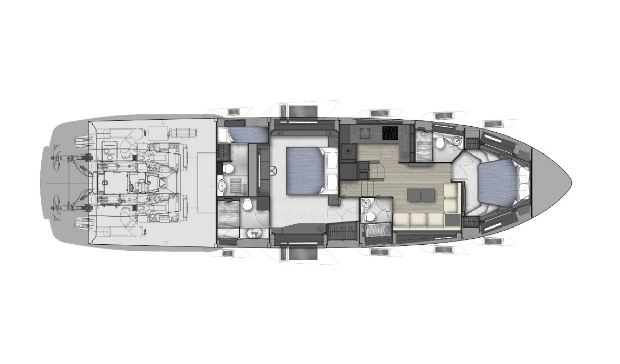 Pershing 7X 1800