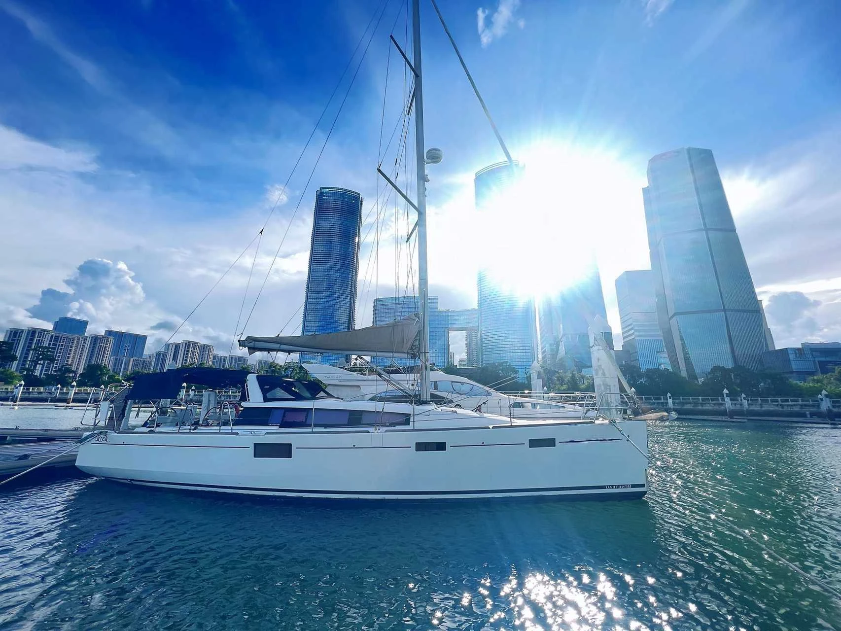 Used yachts for sale on the sea