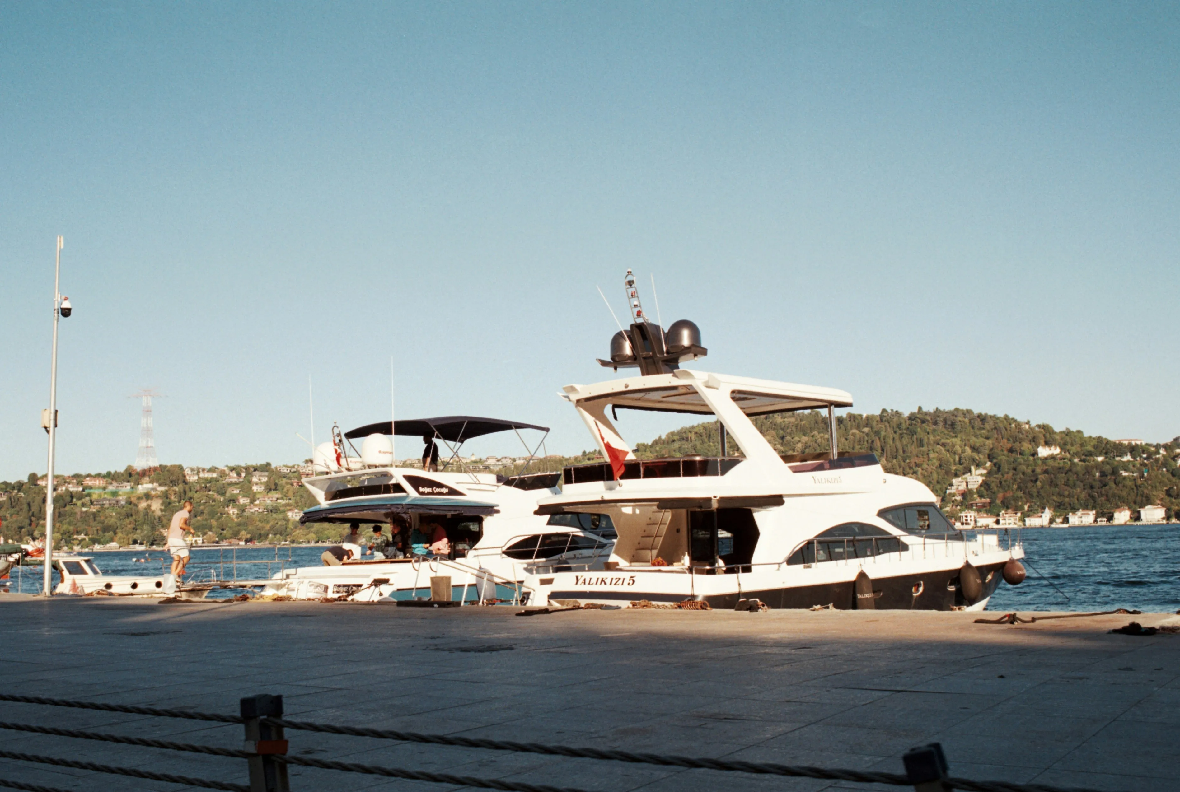 Catamaran Yacht for Sale Docked at the Beach