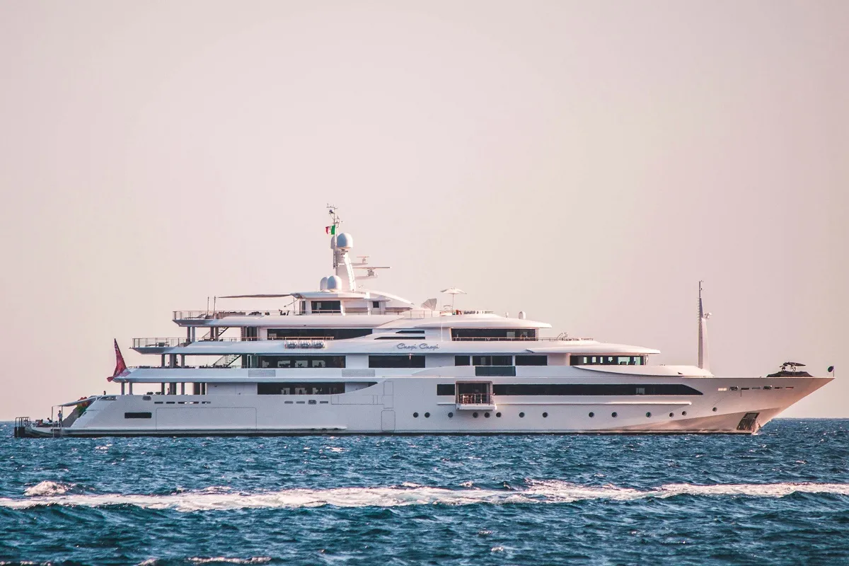 Mega Yachts for Sale Docked at Sea