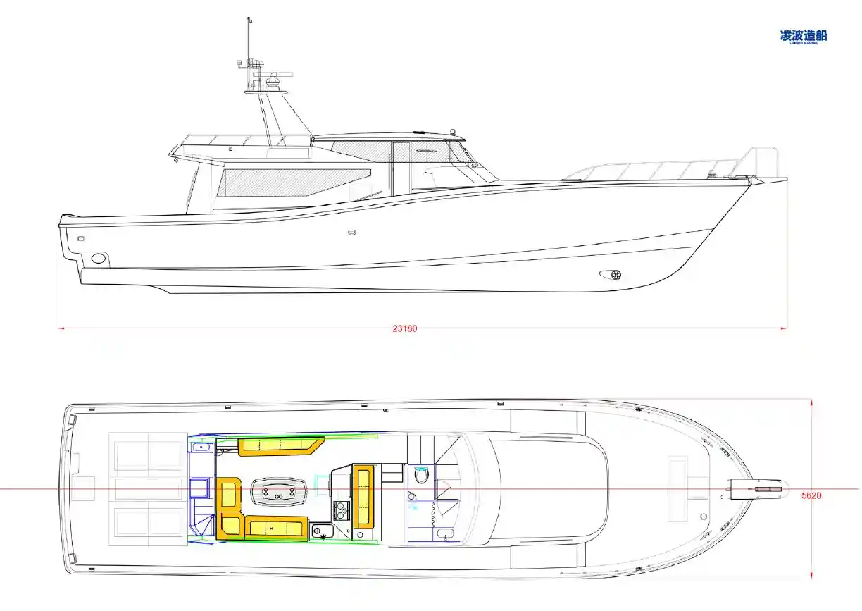 LingBo LB 80 Large Fishing Boat