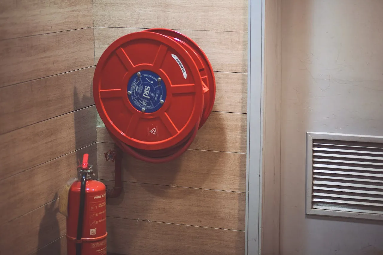 Fire extinguishers on yachts