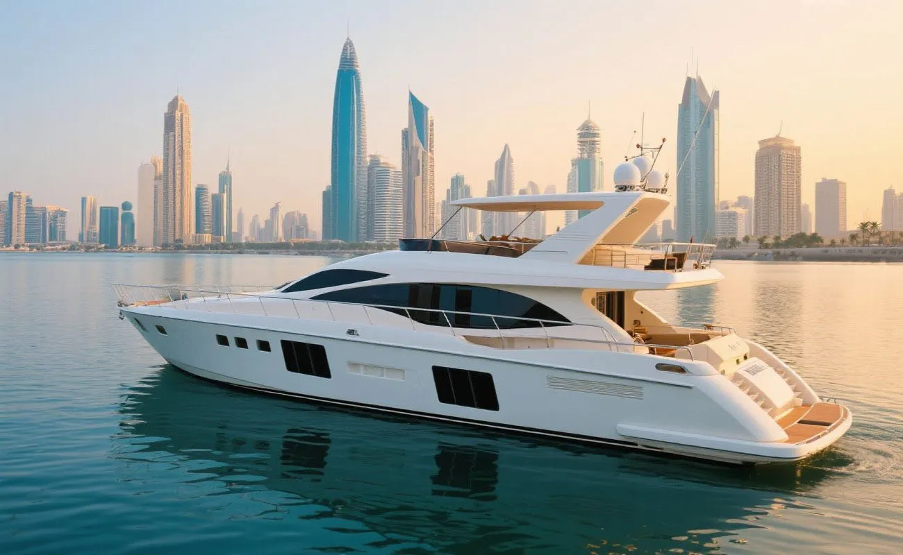 Yacht cruising