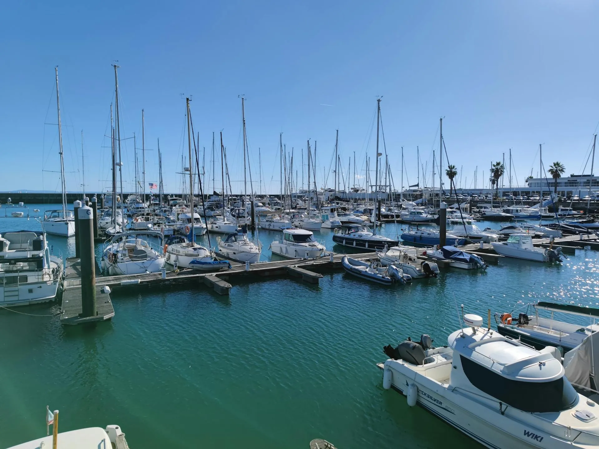  Yacht dock at the marina