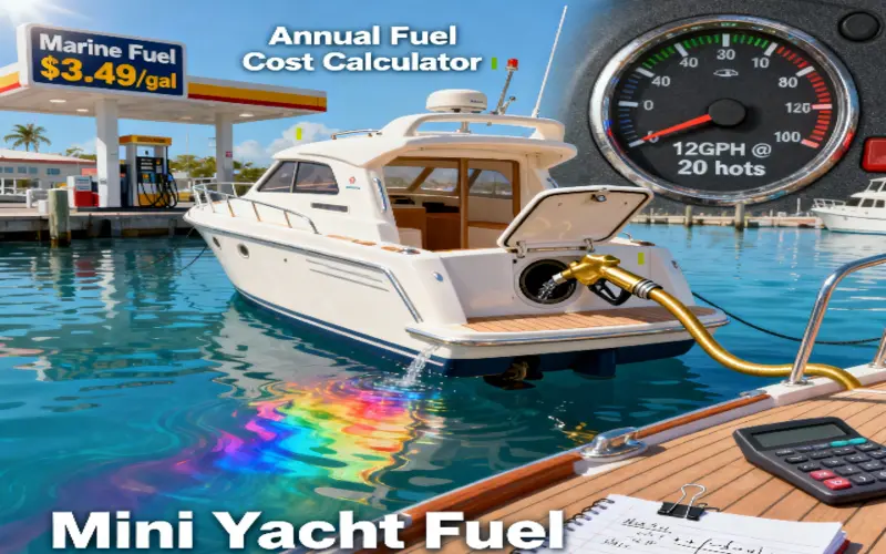 Fuel costs for mini yachts