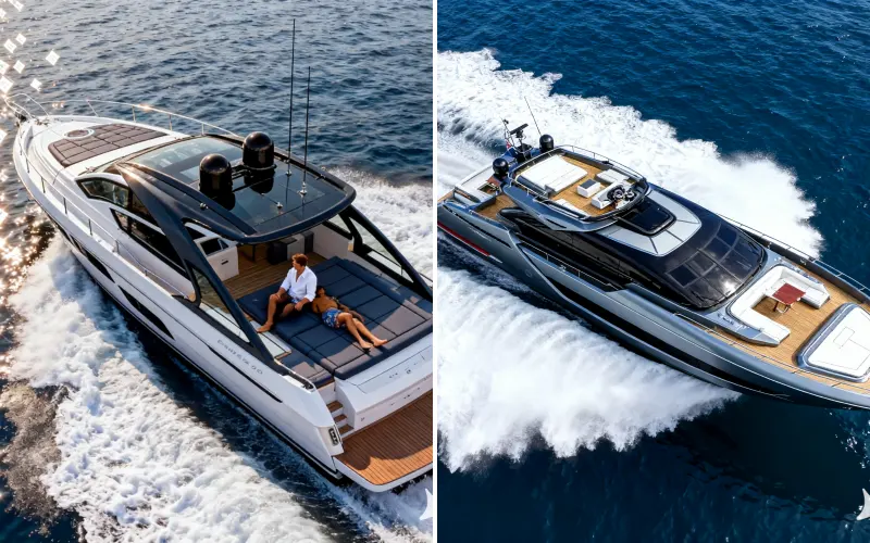 Pershing vs Riva Yachts