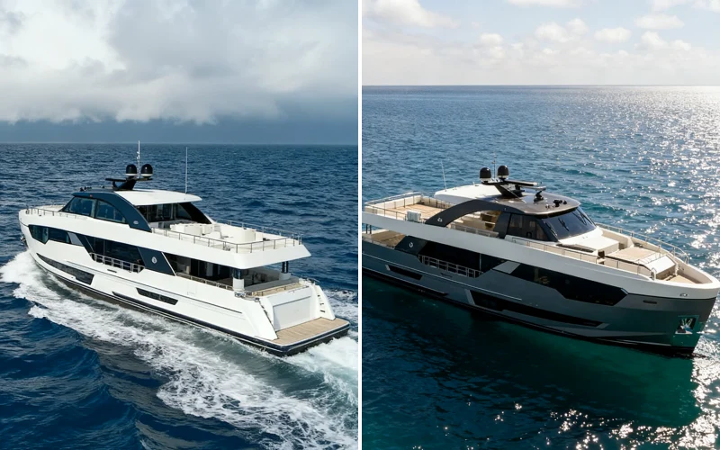 Different Models of Ocean Alexander Yachts