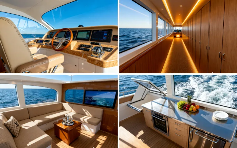 Bertram Sport Fishing Yacht Interior