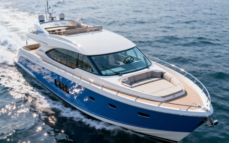 Cruising Yacht at Sea