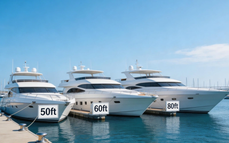 60 Foot Yachts vs. 50 Foot vs. 80 Foot