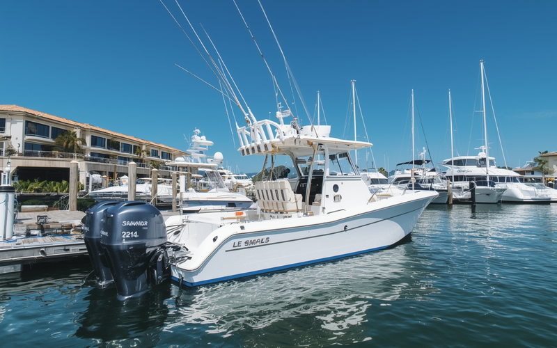 California Marina Fishing Boat