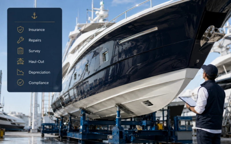 Hidden costs of yacht ownership checklist