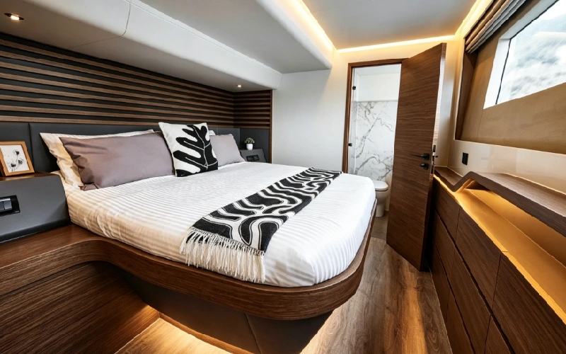 Oceanwalker Yacht Bedroom