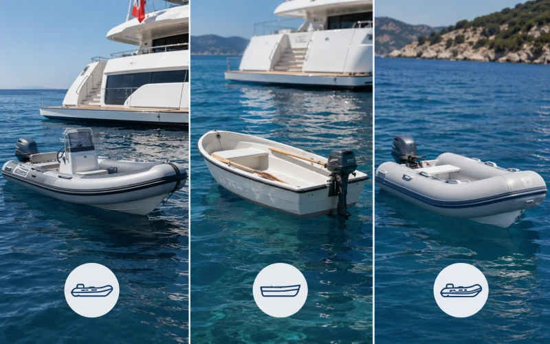 Types of Small Boats and Tenders