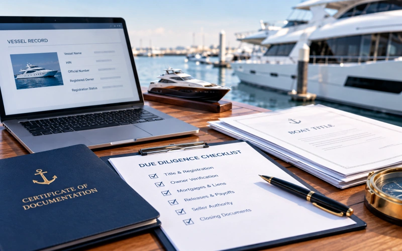 How to Check a Boat Title and Liens Before Buying
